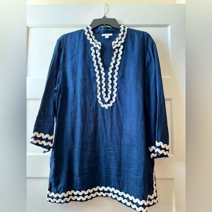 Blue Charter Club Nautical Tunic
